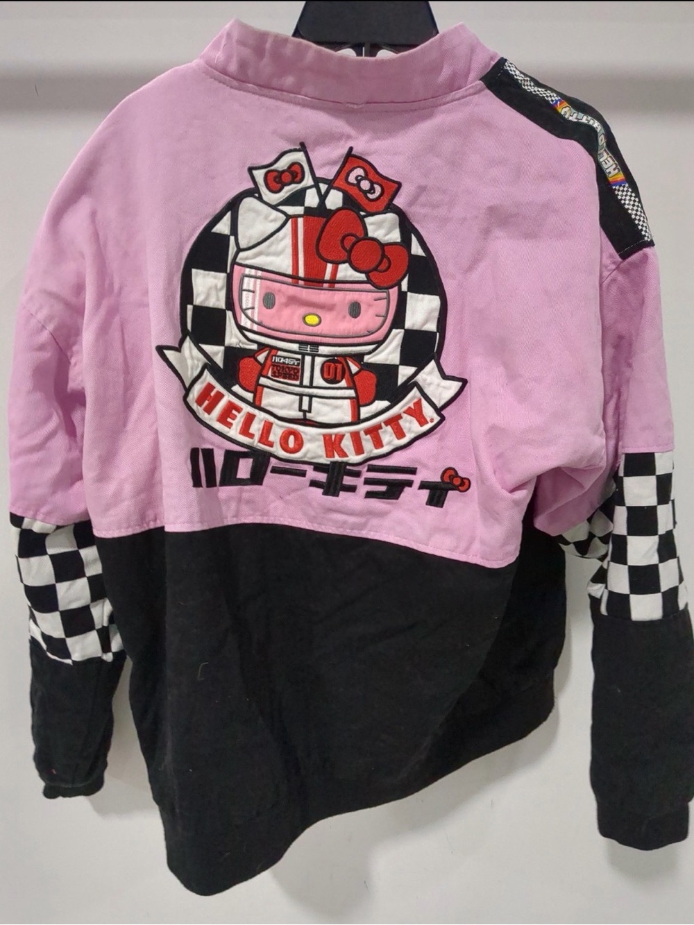 Hello Kitty Pink and Black Lined Jacket